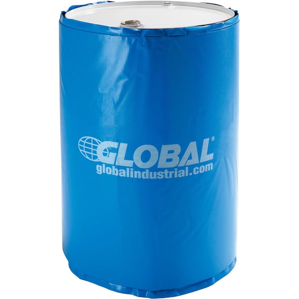 Insulated Drum Heating Blanket For 55 Gal Drum, 100 DegreeF Fixed Temp, 120V
